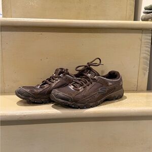 Skechers Men's Dark Brown Athletic Shoes
